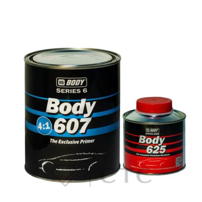 Грунт HB BODY 607 4:1 2К серый 0,8л + Отвердитель BODY PROLINE 625 0,2л