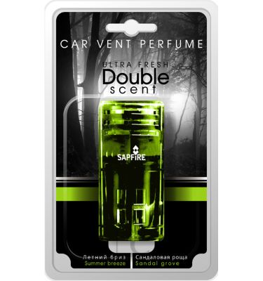 Ароматизатор Ultra Fresh / double scent SAPFIRE Летний бриз-сандаловая роща,