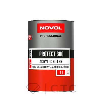 Грунт PROTECT 300 4+1 MS 1,0л красный Novol