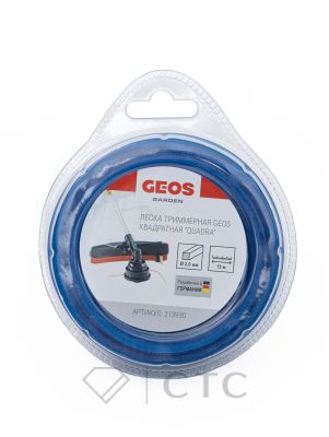 Леска триммерная GEOS квадратная 