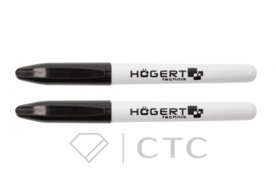 HOEGERT Перманентные маркеры черные 2 шт/уп