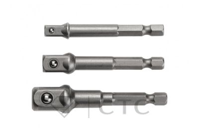 HOEGERT Набор держателей торцевых головок для шуруповерта, 1/4″, 3/8″, 1/2″