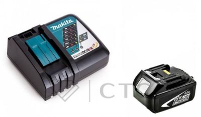 Аккумулятор BL1860B (18 В, 6.0 Ач, Li-Ion)+зарядное устройство DC18RC Makita 19RC60-15.004