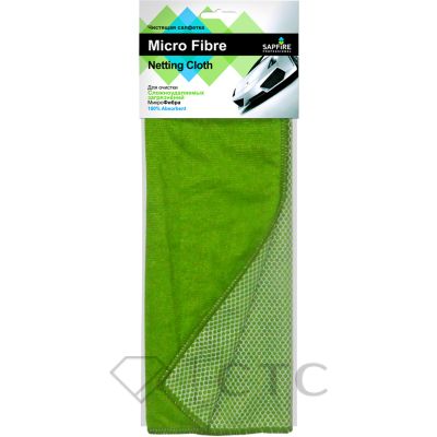 Чистящая салфетка МикроФибра Netting cloth SAPFIRE