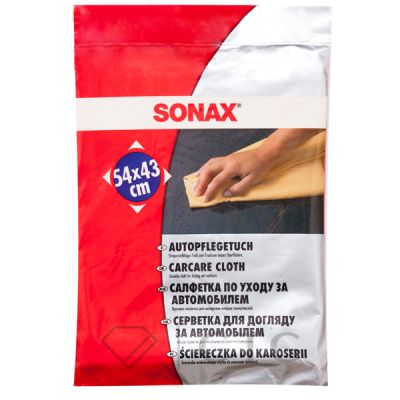 Салфетка замша синтетическая, 44*44см Sonax