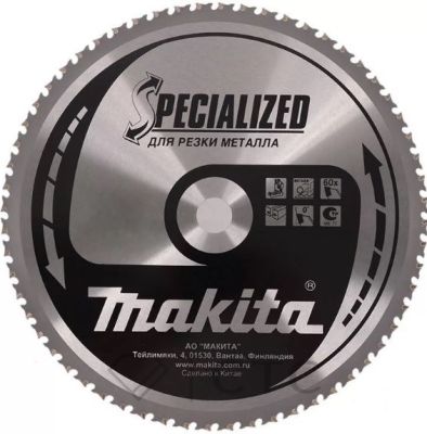 Диск пильный Makita, ?305х25,4х2,1мм,60 зуб,для труб и профиля B-29393