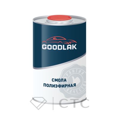 Смола полиэфирная 1кг Goodlak/уп 12