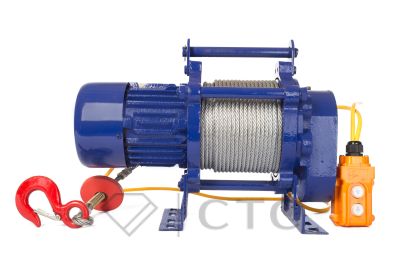 Лебедка TOR CD-300-A (KCD-300 kg, 380 В) с канатом 100 м