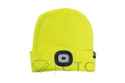 OTTO шапка с LED подсветкой желтая уни
