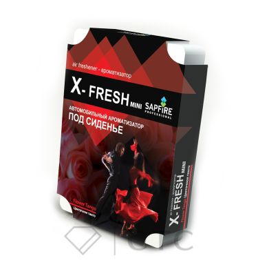 Ароматизатор под сиденье X-Fresh Mini SAPFIRE Цветочное танго