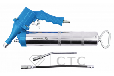 HOEGERT Пневматический шприц для смазки 400 мл
