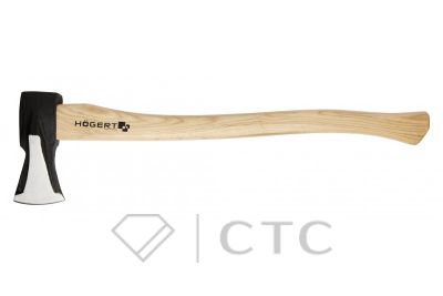 HOEGERT Топор-колун 2000 г с деревянной рукояткой