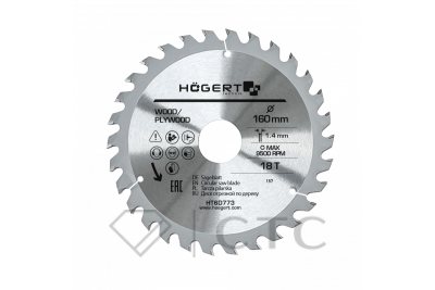 HOEGERT Диск пильный по дереву 185x48Tx30, Mn65