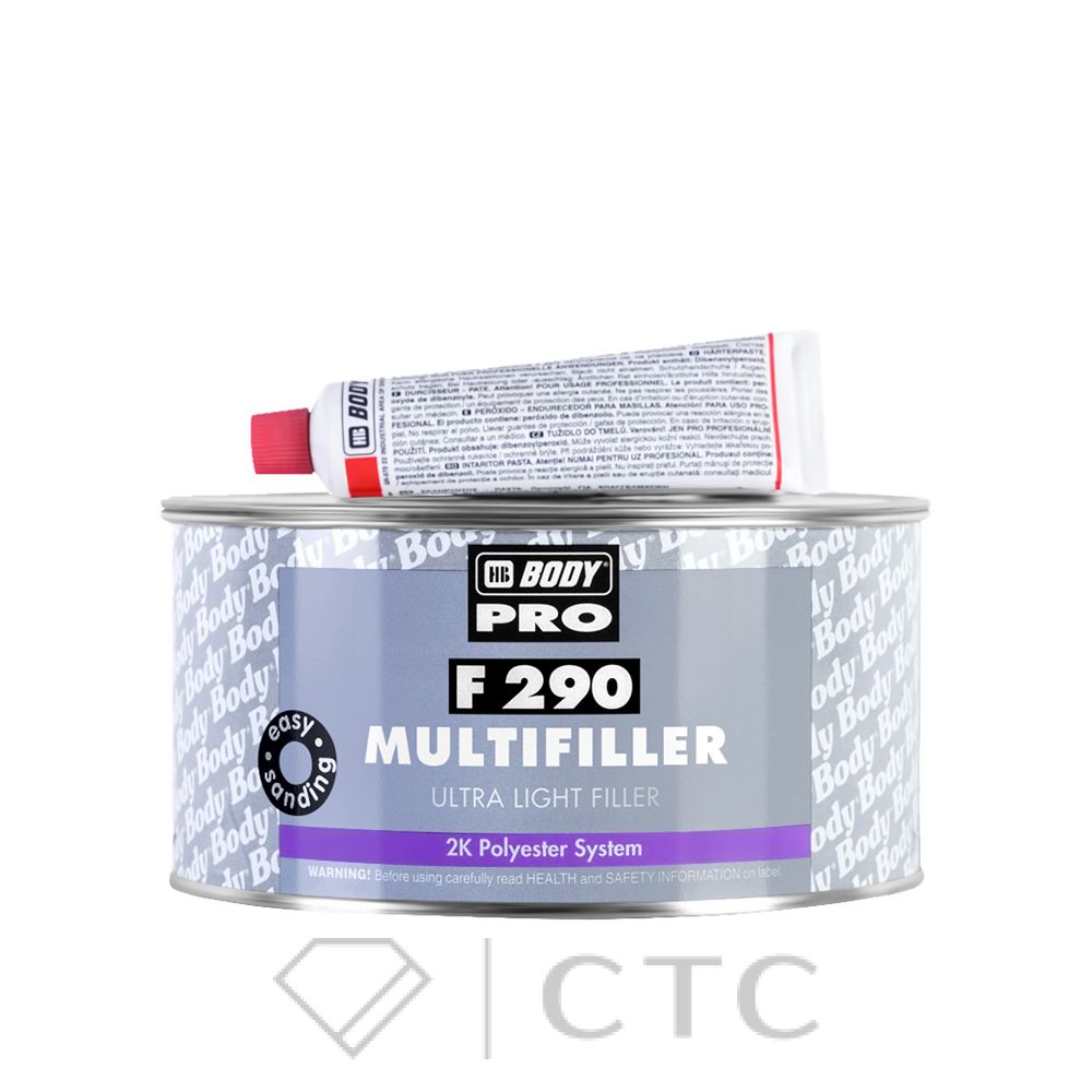 ШПАТЛЕВКА BODY PRO F290 ULTRA LIGHT MULTIFILLER БЕЖЕВАЯ 1Л