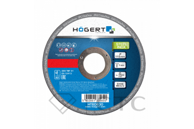 HOEGERT Диски отрезные по стали и нержавейки 180 х 1,6 х 22,23 мм 10 ШТ