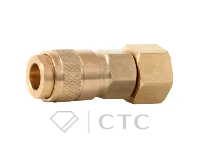 Переходник КЕДР 3/8G, быстросъем для горелки TIG (вода,газ) / MIG (вода)