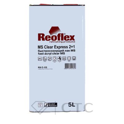 Лак акриловый 2+1 MS Express 5л без отвердителя Reoflex