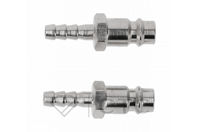 HOEGERT Штуцер с муфтой соединительной 12,5мм, 2шт.