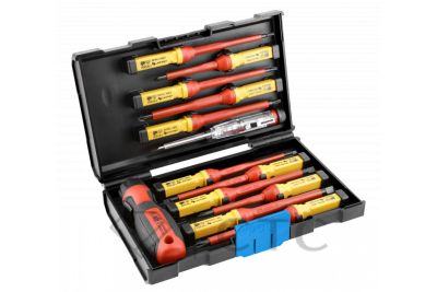 HOEGERT Набор диэлектрических отверток 1000 В, 13 пр.