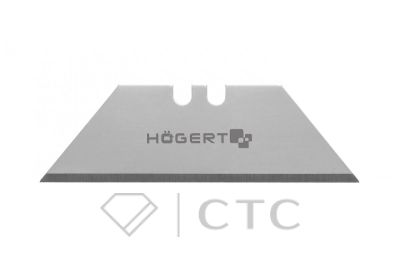 HOEGERT Лезвия трапециевидные 19 мм, SK5, 10 шт.