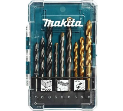 Набор сверл по металлу, дереву и бетону Makita D-71962