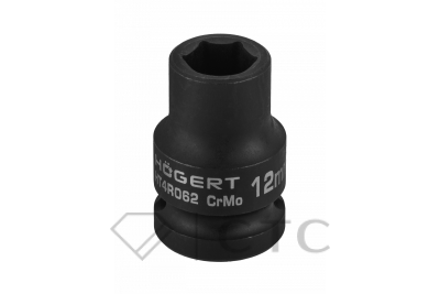 HOEGERT Головка торцевая ударная шестигранная 1/2″, 12 мм, DIN 3121, CrMo