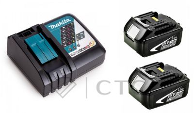 Набор 2 аккумулятора Makita BL 1860B 6 Ач и Зарядное устройство DC 18 (19RC60-2)5.001