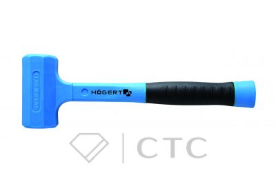 HOEGERT Молоток безынерционный 680 г, с рукояткой из стекловолокна