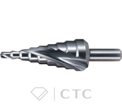 Сверло ступенчатое HSS с спиральным желобком, 4-32x102, 6 мм (Makita D-40163)