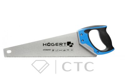 HOEGERT Пила-ножовка 450 мм, 7 TPI, закаленное, трёхсторонняя заточка