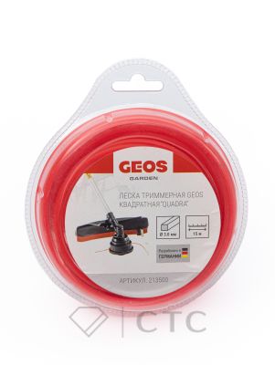 Леска триммерная GEOS квадратная 