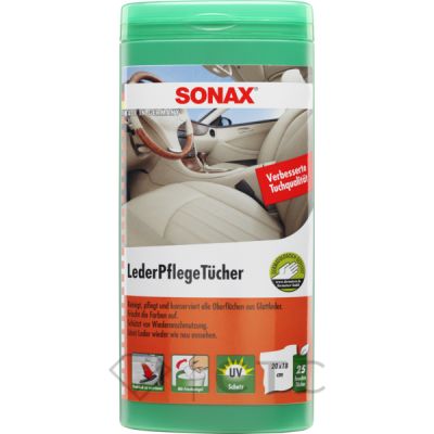 Салфетки для очистки кожи в тубе (25шт) Sonax