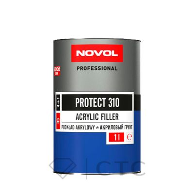 Грунт PROTECT 310 4+1 HS 1,0л черный Novol