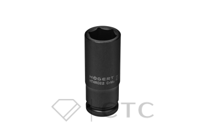 HOEGERT Головка торцевая ударная глубокая шестигранная 1/2″, 22 мм, DIN 3121, CrMo