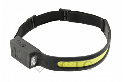 HOEGERT Налобный фонарь с датчиком движения USB 5 функций