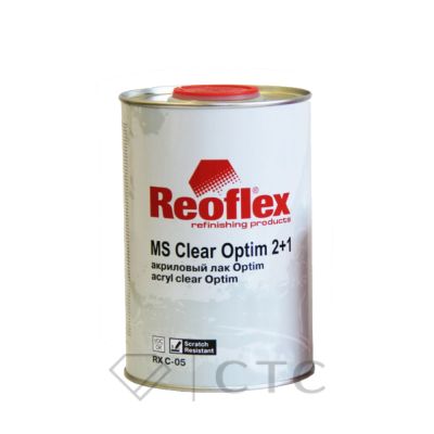 Лак акриловый 2+1 MS Optim 1л без отвердителя Reoflex