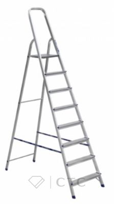 Стремянка алюминиевая односторонняя TOR SL8