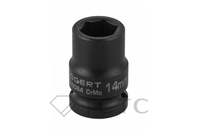 HOEGERT Головка торцевая ударная шестигранная 1/2″, 14 мм, DIN 3121, CrMo