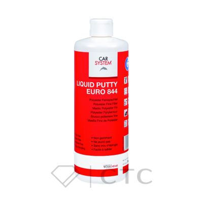 Шпатлёвка LIQUID PUTTY 2К, доводочная (жидкая) 1 кг Carsystem