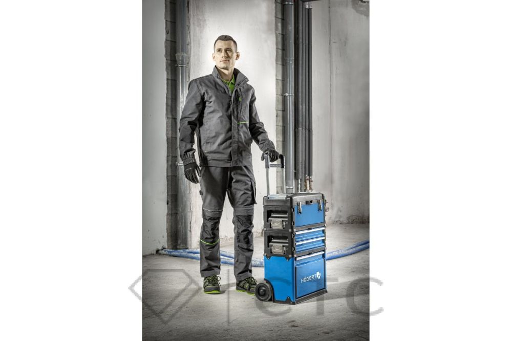 LEMBERG_HT5K800_bluza-ochronna_LEMBERG_HT5K802_PLAUER_spodnie-ochronne_PLAUER_HT5K566_polbuty-ochronne_1_HT7G080_Wozek-narzedziowy