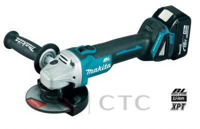 Аккумуляторная углошлифовальная машина Makita DGA 506 RME (DGA506RME)