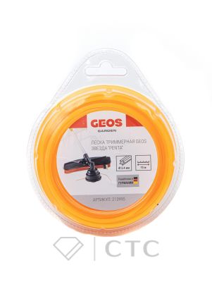 Леска триммерная GEOS звезда 
