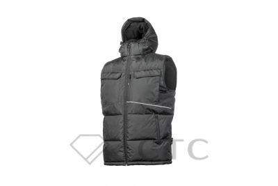 BORGER Жилет утепленный с капюшоном черный 3XL (58)