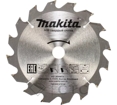 Диск пильный для дерева Makita, 185x30/20x2.2/1.4 мм; 24 зуба (D-51437)