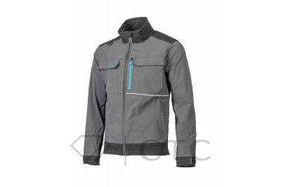 HOEGERT TAUBER Куртка рабочая 4-way stretch темно-серая S (48)