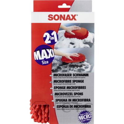 Губка из микрофибры для мойки автомобиля Sonax