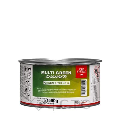 Шпатлевка MULTI GREEN CHANGER 2К, универсальная 1,6 кг Carsystem