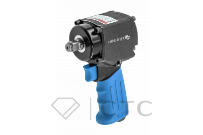 HOEGERT Гайковерт пневматический ударный мини 1/2″, 680Nm, ultra short