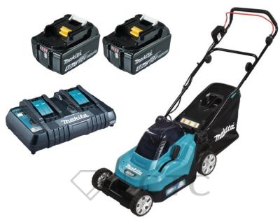 Газонокосилка аккумуляторная 38см Makita DLM382PM2 (2* АКБ 4 Ач, ЗУ)5.007