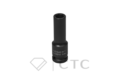 HOEGERT Головка торцевая ударная глубокая шестигранная 1/2″, 12 мм, DIN 3121, CrMo